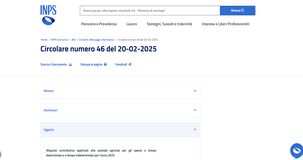 Contributi INPS 2025 per operai agricoli: le aliquote aggiornate 