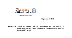 Bonus investimenti Mezzogiorno: le istruzioni in caso di restituzione dei beni agevolabili