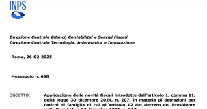 Detrazioni figli e familiari, l'INPS taglia gli importi su pensioni, Naspi e non solo