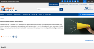 Bonus edilizi: in arrivo l'aggiornamento del software per le comunicazioni