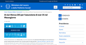 Bonus ZES assunzioni over 35: regole e requisiti per l'esonero contributivo