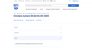 Assegni familiari INPS: importi, limiti di reddito e domanda per il 2025