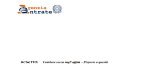 Cedolare secca, chi invia la raccomandata nel caso di più locatori?