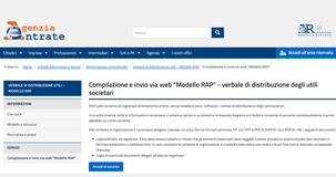 Registrazione atti privati: nel modello RAP entrano i verbali di distribuzione utili