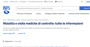 Malattia e visite fiscali 2025: dall'INPS tutte le informazioni sull'indennità