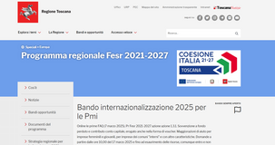 Regione Toscana: contributi per l'internazionalizzazione delle PMI