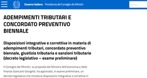 Concordato 2025, si cambia: conto più caro e scadenza prorogata