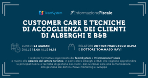 Customer care e tecniche di accoglienza dei clienti di alberghi e B&B