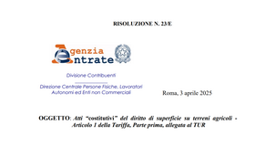 Aliquota imposta di registro per il diritto di superficie