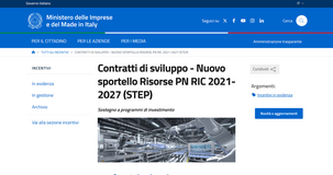 Contratti di sviluppo per le imprese del Sud: domande al via 