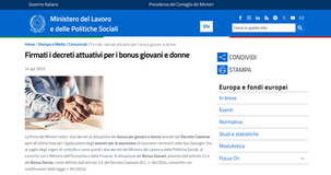 Bonus assunzione giovani e donne, firmati i decreti attuativi: agevolazione con doppio binario 