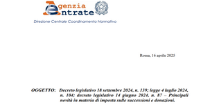 Successioni e donazioni, le novità della riforma spiegate dal Fisco