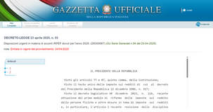 Tre aliquote IRPEF anche per gli acconti 2025: tutto pronto per la dichiarazione dei redditi 