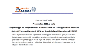 Modello 730/2025 precompilato online dal 30 aprile: modifica dei dati dal 15 maggio 