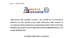 Concordato preventivo biennale 2025/2026: le istruzioni per l'invio dei dati 