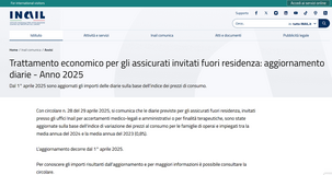 Infortuni sul lavoro: indennità INAIL per i controlli fuori residenza in aumento 