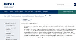 Bando ISI INAIL: click day il 14 giugno 2018. Ecco come inviare domanda