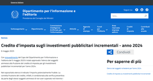 Bonus pubblicità, online l'elenco dei beneficiari: come usare il credito d'imposta