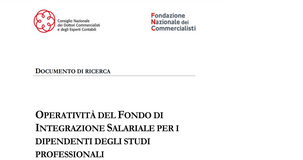 FNC e CNDCEC: operativo il FIS per i dipendenti degli studi professionali
