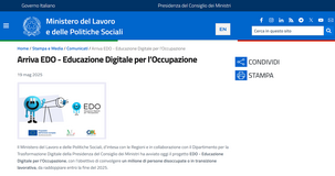 Disoccupazione: arriva la piattaforma per la formazione digitale
