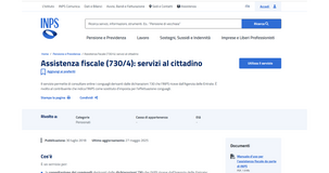 Modello 730/2025: quando indicare l'INPS come sostituto d'imposta?