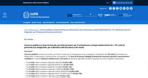 Concorso Ministero dell'Istruzione: bando per 161 nuove assunzioni