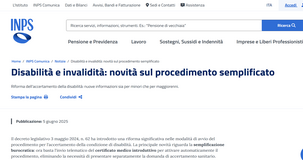 Accertamento disabilità: valutazione di base entro 30 giorni per i neomaggiorenni 