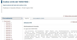 La rinuncia all'eredità in presenza di debiti