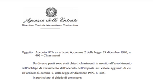 Acconto IVA: metodo di calcolo, scadenza e codice tributo F24