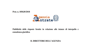 Risposte agli interpelli online: nuova sezione del sito delle Entrate