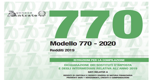 Modello 770/2020: dove indicare il credito bonus Irpef (ex bonus Renzi)