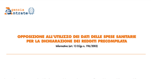 Modello 730 precompilato, nuovo modulo opposizione spese sanitarie 2019