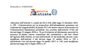 LIPE omessa, in arrivo le segnalazioni dell'Agenzia delle Entrate