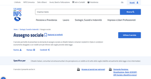 Assegno sociale 2017: importo requisiti e come richiederlo