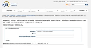 Iva eCommerce, consultazione online sulla direttiva fino al 15 gennaio