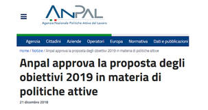 Centri per l'impiego: il potenziamento tra gli obiettivi ANPAL del 2019