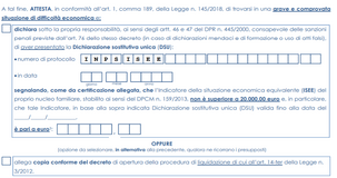 Saldo e stralcio cartelle, modello ISEE da allegare alla domanda