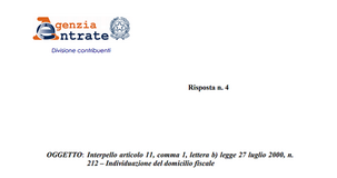 Campione d'Italia: per il domicilio fiscale non basta l'iscrizione all'AIRE