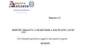 Aliquota IVA ordinaria per gel energetici e bevande proteiche