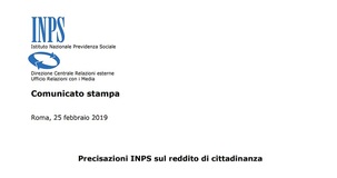 Reddito di cittadinanza, l'INPS sulle domande dal 6 marzo: è tutto pronto