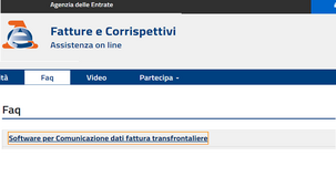 Esterometro, invio con lo stesso software dello spesometro