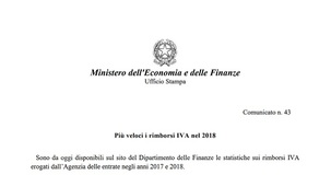 Rimborsi IVA: nel 2018 i contribuenti li hanno ottenuti in tempi più brevi