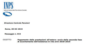 Pensioni, ai via i controlli INPS su 128.000 pensionati residenti all'estero