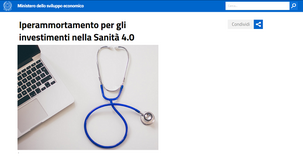 Iperammortamento anche per le imprese sanitarie: l'elenco dei beni ammessi