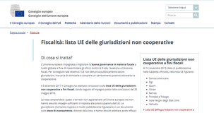 Paesi black list, aggiornato l'elenco UE dei Paradisi Fiscali