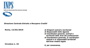 Aliquote e importi contributi volontari INPS 2019