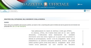 Date concorso DSGA: 11, 12 e 13 giugno le prove preselettive