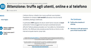 INPS: attenzione alle truffe tramite email e telefono