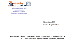 Regime forfettario, escluso il commercialista con quote di controllo in SRL di revisione