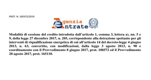 Ecobonus: cessione credito anche per le singole unità
